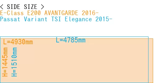 #E-Class E200 AVANTGARDE 2016- + Passat Variant TSI Elegance 2015-